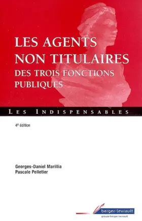 Couverture du produit · AGENTS NON TITULAIRES DES 3 FONCTIONS PUBLIQUES 4E ED