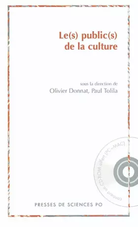 Couverture du produit · Le(s) public(s) de la culture (1 CD Rom offert)