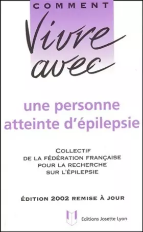 Couverture du produit · Vivre avec une personne atteinte d'épilepsie