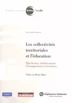 Couverture du produit · Les collectivités territoriales et l'éducation