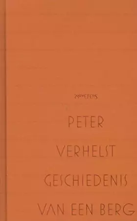 Couverture du produit · Geschiedenis van een berg