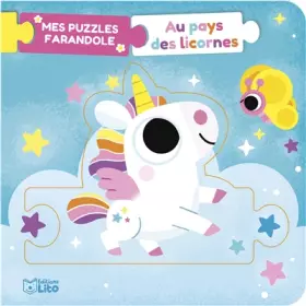 Couverture du produit · Mes puzzles farandole - Au pays des licornes - Dès 1 an