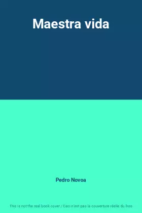Couverture du produit · Maestra vida
