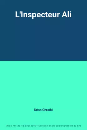 Couverture du produit · L'Inspecteur Ali