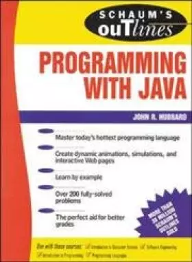 Couverture du produit · Schaum's Outlines of Programming with Java