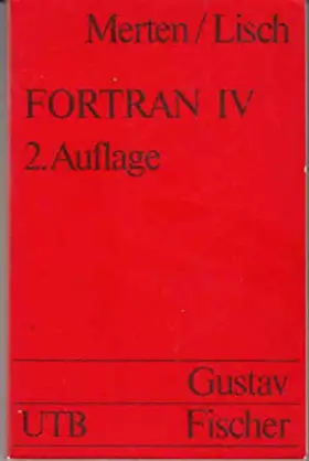 Couverture du produit · FORTRAN IV. Einführung in die elektronische Datenverarbeitung zum Selbststudium