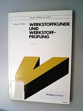 Couverture du produit · Werkstoffkunde und Werkstoffprüfung