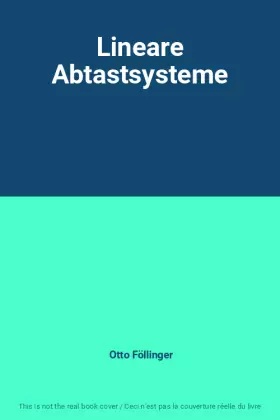 Couverture du produit · Lineare Abtastsysteme