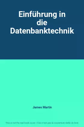 Couverture du produit · Einführung in die Datenbanktechnik