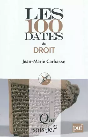Couverture du produit · Les 100 dates du droit
