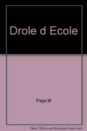 Couverture du produit · Drole d Ecole