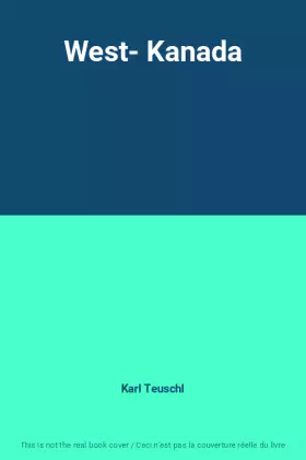 Couverture du produit · West- Kanada