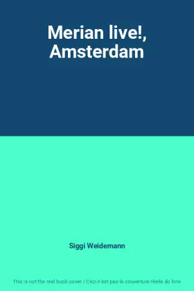 Couverture du produit · Merian live!, Amsterdam