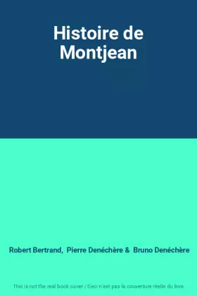 Couverture du produit · Histoire de Montjean