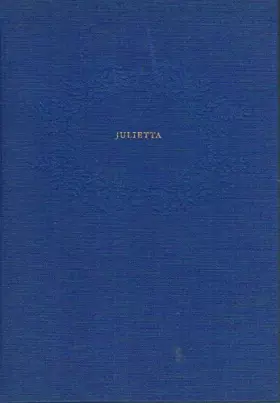 Couverture du produit · Julietta Louise De Vilmorin La Guilde Du Livre