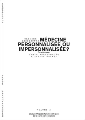 Couverture du produit · Médecine personnalisée ou impersonnalisée ?: Enjeux éthiques et philosophiques de la santé personnalisée