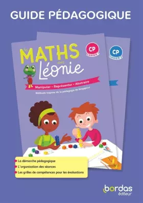 Couverture du produit · Les maths avec Léonie - CP - 2024 - Guide pédagogique
