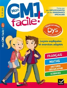 Couverture du produit · Mon CM1 facile ! adapté aux enfants DYS et en difficultés d'apprentissage