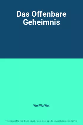 Couverture du produit · Das Offenbare Geheimnis