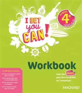 Couverture du produit · I Bet You Can! Anglais 4e (2019) - Workbook