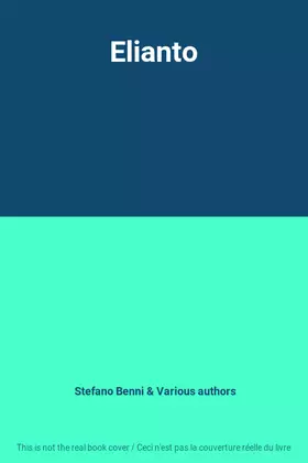 Couverture du produit · Elianto