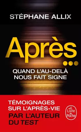 Couverture du produit · Après...: Quand l'au-delà nous fait signe