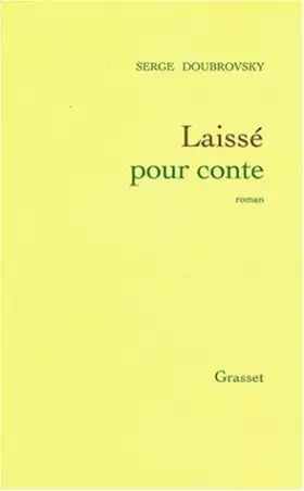 Couverture du produit · Laissé pour conte