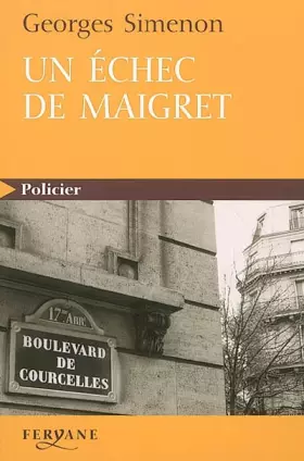 Couverture du produit · Un échec de Maigret