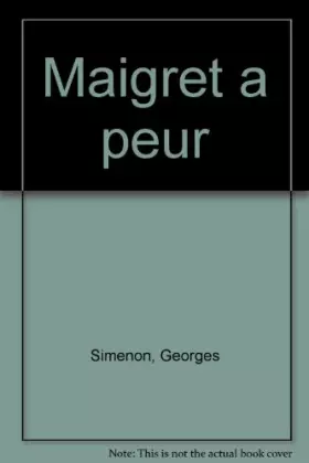 Couverture du produit · Maigret a peur