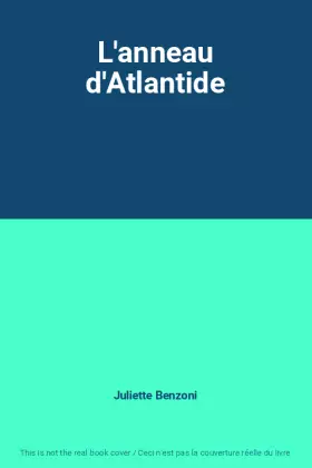 Couverture du produit · L'anneau d'Atlantide