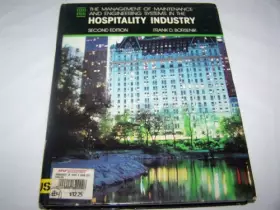 Couverture du produit · The Management of Maintenance and Engineering Systems in Hospitality Industries (Wiley Service Management Series)
