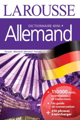 Couverture du produit · Mini dictionnaire Allemand: Français-Allemand Allemand-Français