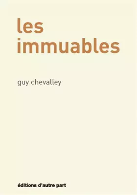 Couverture du produit · Les immuables