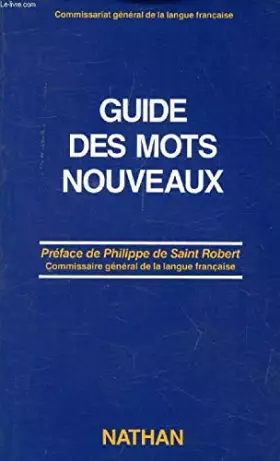 Couverture du produit · Guide des mots nouveaux