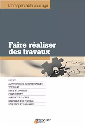 Couverture du produit · Faire réaliser des travaux