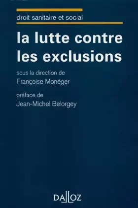 Couverture du produit · La Lutte contre les exclusions