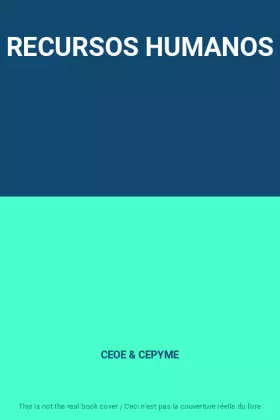 Couverture du produit · RECURSOS HUMANOS