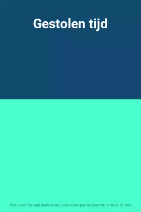 Couverture du produit · Gestolen tijd