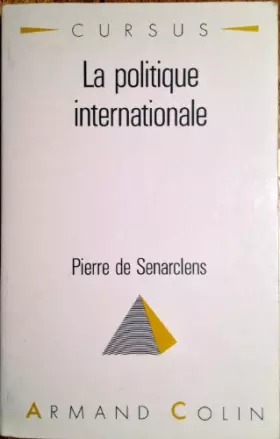 Couverture du produit · La politique internationale