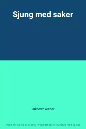Couverture du produit · Sjung med saker