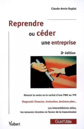 Couverture du produit · Reprendre ou céder une entreprise