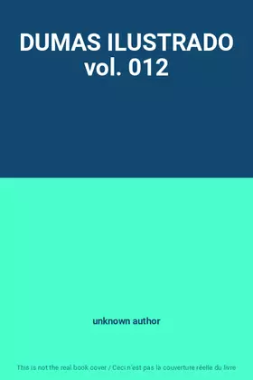 Couverture du produit · DUMAS ILUSTRADO vol. 012