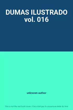 Couverture du produit · DUMAS ILUSTRADO vol. 016