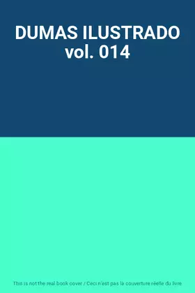Couverture du produit · DUMAS ILUSTRADO vol. 014