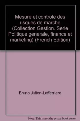 Couverture du produit · Mesure et contrôle des risques de marché