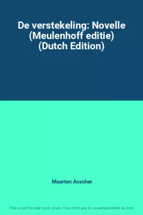 Couverture du produit · De verstekeling: Novelle (Meulenhoff editie) (Dutch Edition)