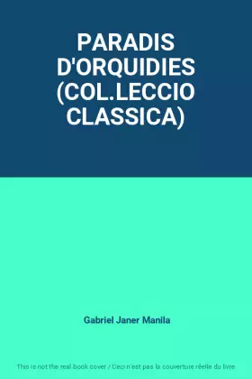 Couverture du produit · PARADIS D'ORQUIDIES (COL.LECCIO CLASSICA)