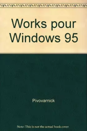 Couverture du produit · Works pour Windows 95