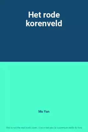 Couverture du produit · Het rode korenveld