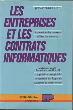 Couverture du produit · Les Entreprises et les contrats informatiques